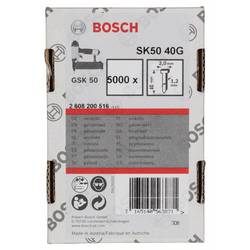 Bosch Accessories 2608200516 kolík se zápustnou hlavou SK50 Vnější délka 40 mm 5000 ks
