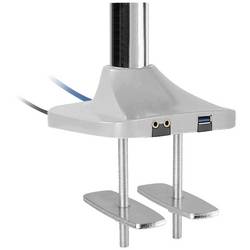 SpeaKa Professional SP-MM-940 rameno na monitory 3 Displej: (s) 33,0 cm (13) - 81,3 cm (32) stříbrná nakláněcí, naklápěcí, nastavitelná výška, otočný