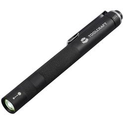 TOOLCRAFT TO-8985333 mini svítilna, penlight s klipem na opasek na baterii 170 lm černá 33 g