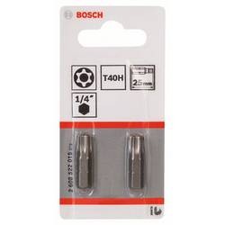 Bosch Accessories 2608522015 Bit TX Pohon (šroubovák): 1/4 (6,3 mm) Typ zakončení: TX TB 40 25 mm