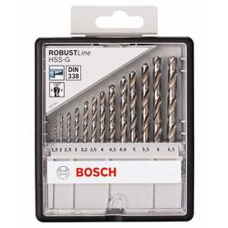 Bosch Accessories 2607010538 HSS sada spirálových vrtáku do kovu 13dílná broušený DIN 338 válcová stopka 1 sada
