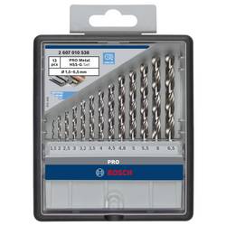 Bosch Accessories 2607010538 HSS sada spirálových vrtáku do kovu 13dílná broušený DIN 338 válcová stopka 1 sada