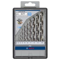 Bosch Accessories 2607010535 HSS sada spirálových vrtáku do kovu 10dílná 1 mm, 2 mm, 3 mm, 4 mm, 5 mm, 6 mm, 7 mm, 8 mm, 9 mm, 10 mm broušený DIN 338 válcová