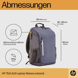 HP batoh na notebooky Travel 18L, max. 39,6 cm (15,6) , modrá, černá