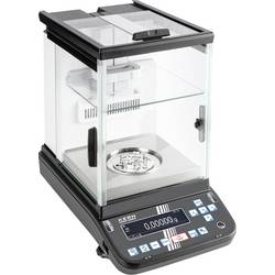Kern ABP 100-5DAM analyzační váha Max. váživost 120 g Rozlišení 0.00001 g, 0.0001 g přes napájecí zdroj do zásuvky černá, stříbrná