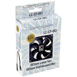 LC Power LC-CF-80 PC větrák s krytem černá (š x v x h) 80 x 80 x 25 mm