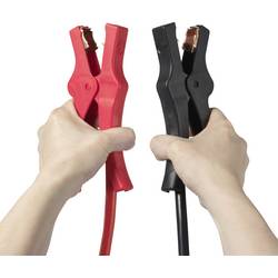 TOOLCRAFT startovací kabely 35 mm² hliník (poměděný) 4.5 m s plastovými kleštěmi