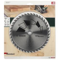 Bosch Accessories Standard 2609256822 tvrdokovový pilový kotouč 205 x 24 mm Počet zubů (na palec): 40 1 ks