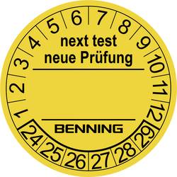 Benning 756212 žlutá samolepicí fólie (Ø x d) 30 mm x 30 mm 30 mm 300 ks