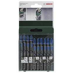 Bosch Accessories 2609256745 10 ks Sada pilových listů do přímočaré pily T-dřík T 118 a (2x); T 118 B (2x); T 118 G (2x); T 127 D (2x); T 227 D (2x) 1 sada