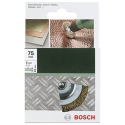 Bosch Okružní kartáče pro vrtačky - vlnitý drát, pomosazeno, 75 mm D= 75 mm, šířka = 16 mm Ø dříku 6 mm 2609256519 1 ks