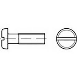 TOOLCRAFT TO-6853416 šrouby s plochou kulatou hlavou M6 30 mm příruba DIN 85 Ušlechtilá ocel V2A A2 100 ks