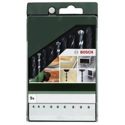 Bosch Accessories 2609255483 9dílná Univerzální sortiment vrtáků kov, kámen, beton, dřevo, zdivo 4 mm, 6 mm, 8 mm