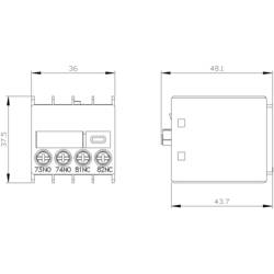 Siemens 3RH2911-1MA11 pomocný spínač Vhodné pro značku (relé): Siemens Piece 1 ks