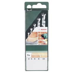 Bosch Accessories 2609255460 sada spirálového vrtáku na kámen 5dílná 4 mm, 5 mm, 6 mm, 8 mm, 10 mm válcová stopka 1 sada
