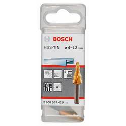Bosch Accessories 2608587429 2608587429 HSS stupňovitý vrták Celková délka 50 mm TiN kuželový záhlubník 3 břitý 1 ks