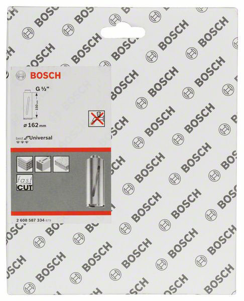 Bosch Accessories 2608587334 2608587334 Vrtací korunka do kamene a zdiva 162 mm diamantová vrstva 1 ks