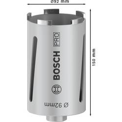 Bosch Accessories 2608587326 2608587326 Vrtací korunka do kamene a zdiva 92 mm diamantová vrstva 1 ks
