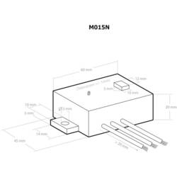 měnič napětí Kemo M015N, 3 - 15 V/DC