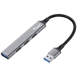Equip 128960 USB Hub 4 porty USB-A USB 3.0 5 GBit/s černá, šedá 128960