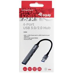 Equip 128960 USB Hub 4 porty USB-A USB 3.0 5 GBit/s černá, šedá 128960