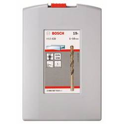 Bosch Accessories 2608587014 HSS sada spirálových vrtáku do kovu 19dílná 1 mm, 1.5 mm, 2 mm, 2.5 mm, 3 mm, 3.5 mm, 4 mm, 4.5 mm, 5 mm, 5.5 mm, 6 mm, 6.5 mm, 7
