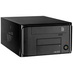 Inter-Tech MI-008 ITX PC skříň černá s větracími drážkami