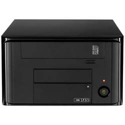 Inter-Tech MI-008 ITX PC skříň černá s větracími drážkami