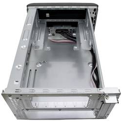 Inter-Tech MI-008 ITX PC skříň černá s větracími drážkami