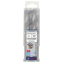 Bosch Accessories 2608585541 HSS kovový spirálový vrták 12.4 mm Celková délka 151 mm broušený DIN 338 válcová stopka 5 ks