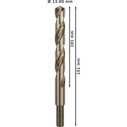 Bosch Accessories 2608585905 HSS kovový spirálový vrták 13 mm Celková délka 151 mm Cobalt DIN 338 válcová stopka 5 ks