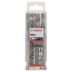 Bosch Accessories 2608585518 HSS kovový spirálový vrták 9.4 mm Celková délka 125 mm broušený DIN 338 válcová stopka 5 ks