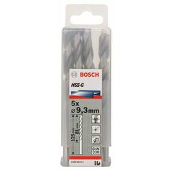 Bosch Accessories 2608585517 HSS kovový spirálový vrták 9.3 mm Celková délka 125 mm broušený DIN 338 válcová stopka 5 ks