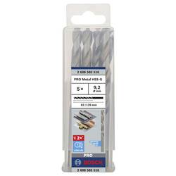 Bosch Accessories 2608585516 HSS kovový spirálový vrták 9.2 mm Celková délka 125 mm broušený DIN 338 válcová stopka 5 ks