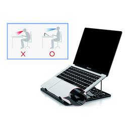 Conceptronic ERGO Laptop Cooling Stand chladicí podložka pod notebook nastavitelná výška