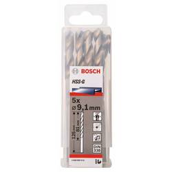 Bosch Accessories 2608585515 HSS kovový spirálový vrták 9.1 mm Celková délka 125 mm broušený DIN 338 válcová stopka 5 ks