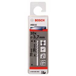 Bosch Accessories 2608585483 HSS kovový spirálový vrták 3.7 mm Celková délka 70 mm broušený DIN 338 válcová stopka 10 ks