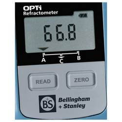 Bellingham + Stanley OPTi-M digitales Handrefraktometer Digitální ruční refraktometr Opti, rozsah měření 0-95 Brix, s 50 měřicími skály