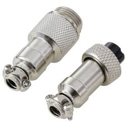 TRU COMPONENTS TC-13895568 kulatý konektor DIN, 1 sada