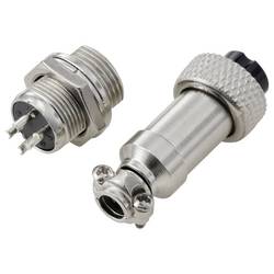 TRU COMPONENTS TC-13895584 kulatý konektor DIN, 1 sada