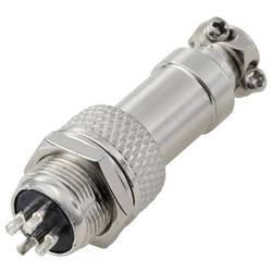 TRU COMPONENTS TC-13895584 kulatý konektor DIN, 1 sada
