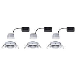 Paulmann 93488 Nova vestavné svítidlo, LED, LED, 18 W, chrom (lesklý), sada 3 ks