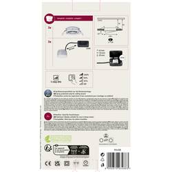 Paulmann 93488 Nova vestavné svítidlo, LED, LED, 18 W, chrom (lesklý), sada 3 ks