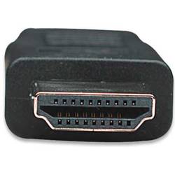 Manhattan HDMI kabel Zástrčka HDMI-A, Zástrčka HDMI-A 1.00 m černá 308816 HDMI kabel