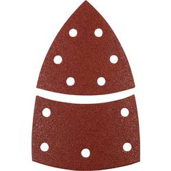 kwb 496118 brusný papír pro delta brusky Zrnitost 180 (d x š) 62, 93 mm, mm x 100 mm 5 ks