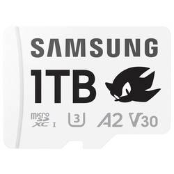 Samsung Sonic Edition - Shadow paměťová karta microSDXC Retail 1 TB A2 Application Performance Class, v30 Video Speed Class, UHS-I U3 Zvláštní edice „Sonic The