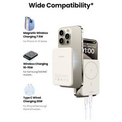 UGREEN 25208 USB-C® akumulátor Li-Ion, 10000 mAh, USB-C®, béžová