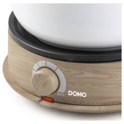 DOMO DO736F fondue 1500 W indikátor, 8 napichovátek na fondue dřevo, bílá