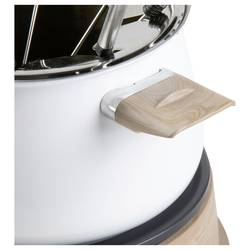 DOMO DO736F fondue 1500 W indikátor, 8 napichovátek na fondue dřevo, bílá