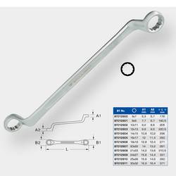 Brilliant Tools BT012901 BT012901 oboustranný očkový klíč Délka klíče (cm) (jen pro nadpis) 8 - 9 mm
